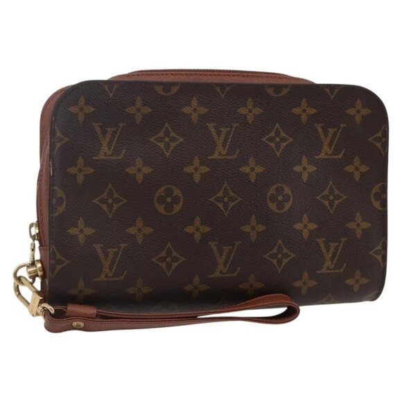 LOUIS VUITTON Monogram Orsay Clutch Bag M51790 LV Auth th6434 - Picture 1 of 16